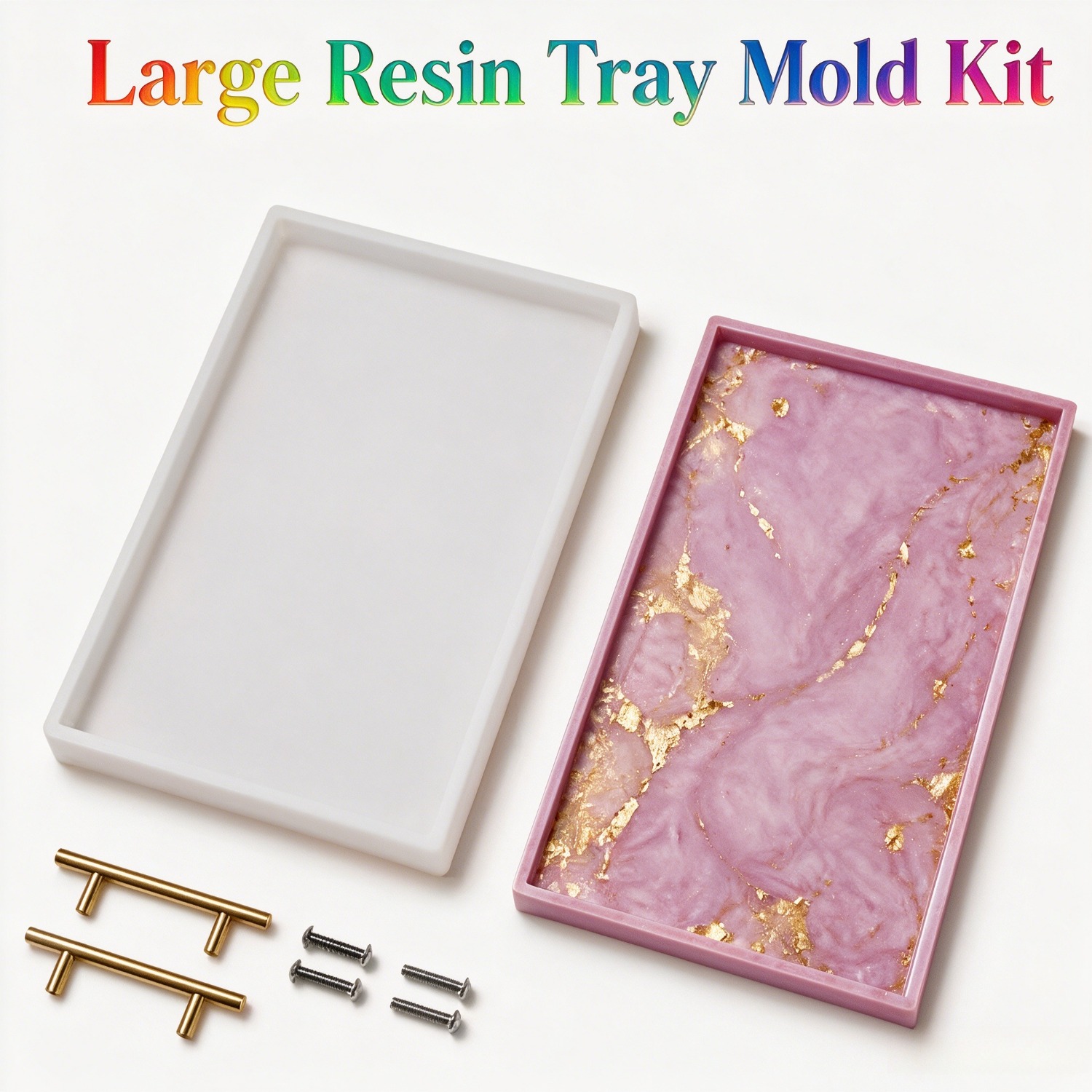 Silicone Mold Tray - Resin Silicone Moulds, 2D Flat Plate