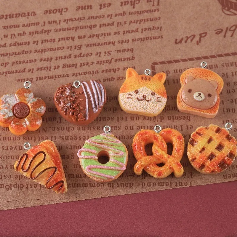 Resin Crafts Diy - 10 Pieces Cute Fake Food Resin