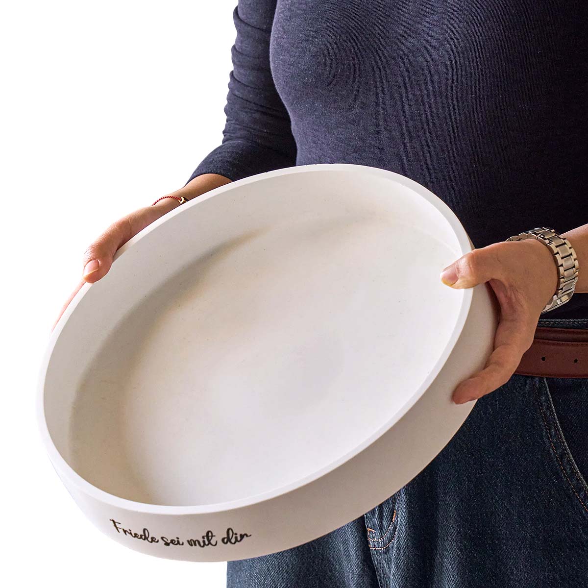 Coaster Mold Round - Concrete Round Candle Bowl Vessel Silicone