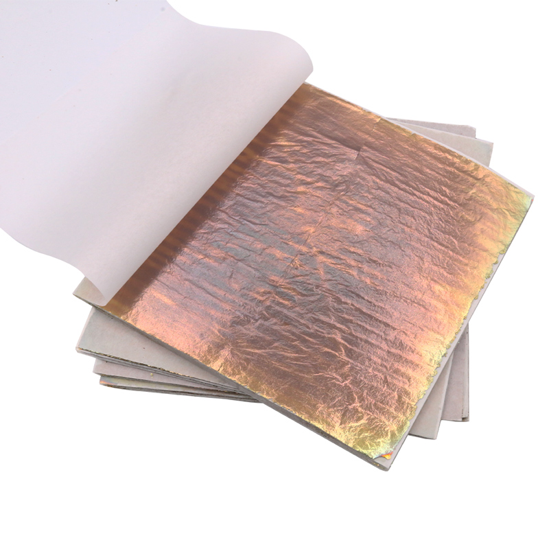 Gold Foil Flakes - 14X14Cm Nhiều Màu Sắc Giả Vàng