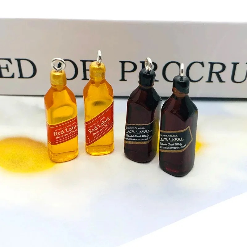 Resin Crafts Diy - 10Pcs Tiny Wine Bar Bottle Resin