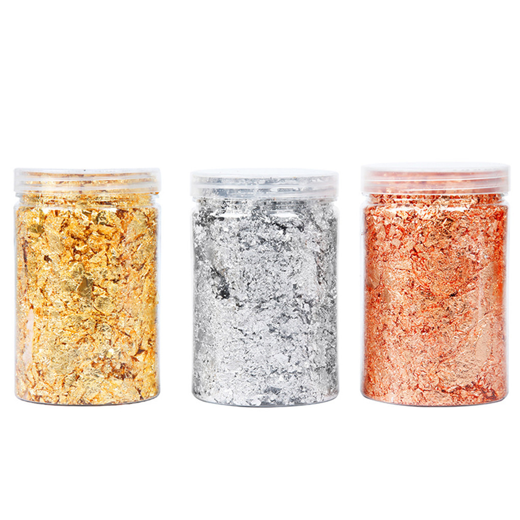 Gold Foil Flakes - Sáng Bóng Vàng Chính Hãng Lá