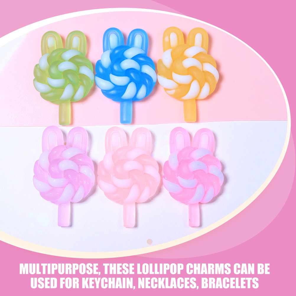 24Pcs Cute Cartoon Lollipop Ch - đánh giá và giá Resin Craft Supplies