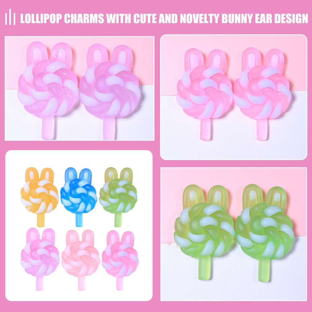 24Pcs Cute Cartoon Lollipop Ch - đánh giá và giá Resin Craft Supplies