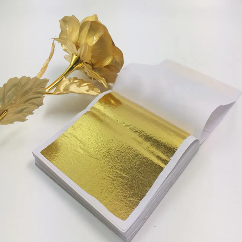 100Pcs Imitation Gold Sliver C - đánh giá và giá Gold Foil Flakes