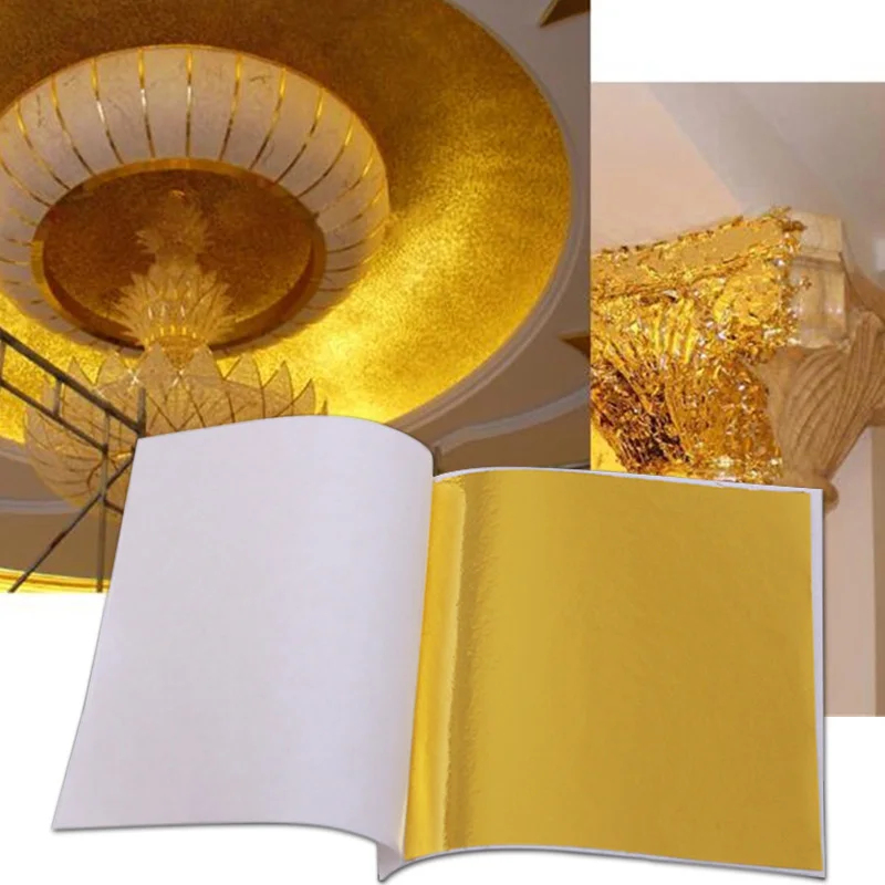 100Pcs Imitation Gold Sliver C - đánh giá và giá Gold Foil Flakes