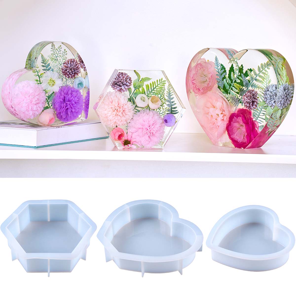 Large Love Silicone Mold DIY H - đánh giá và giá Resin Craft Ideas