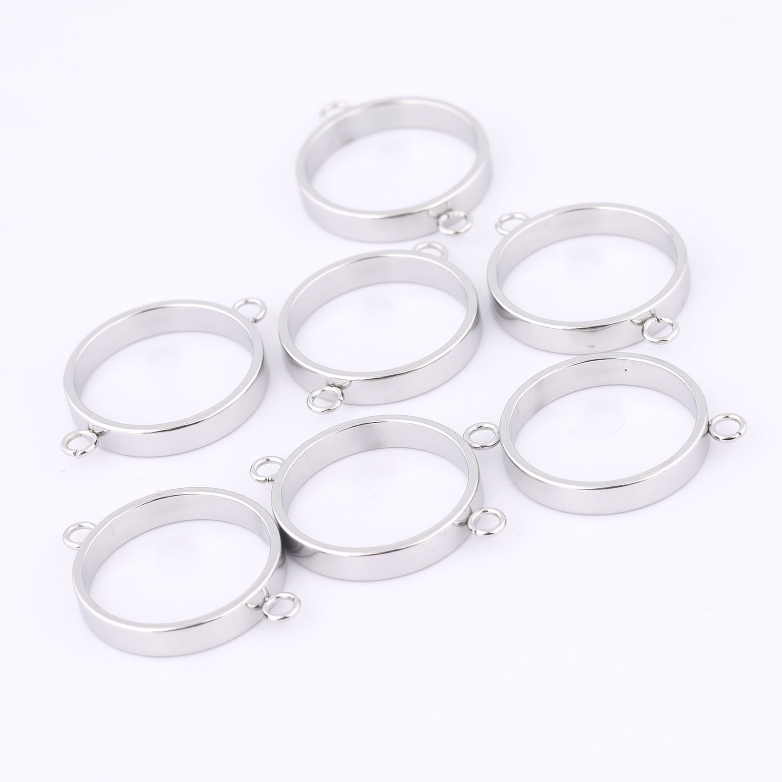 10pcs Stainless Steel 14mm Ope - đánh giá và giá Resin Craft Projects