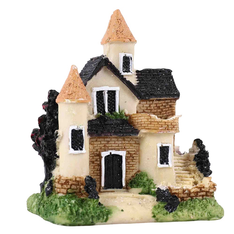 Cute Mini Resin House Miniatur - đánh giá và giá Resin Crafts