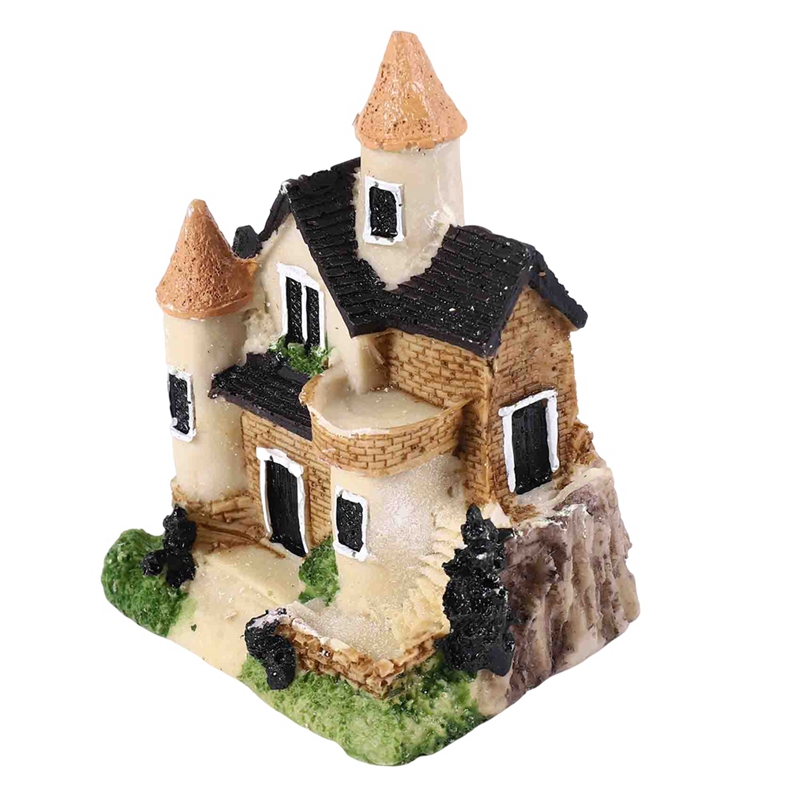 Cute Mini Resin House Miniatur - đánh giá và giá Resin Crafts