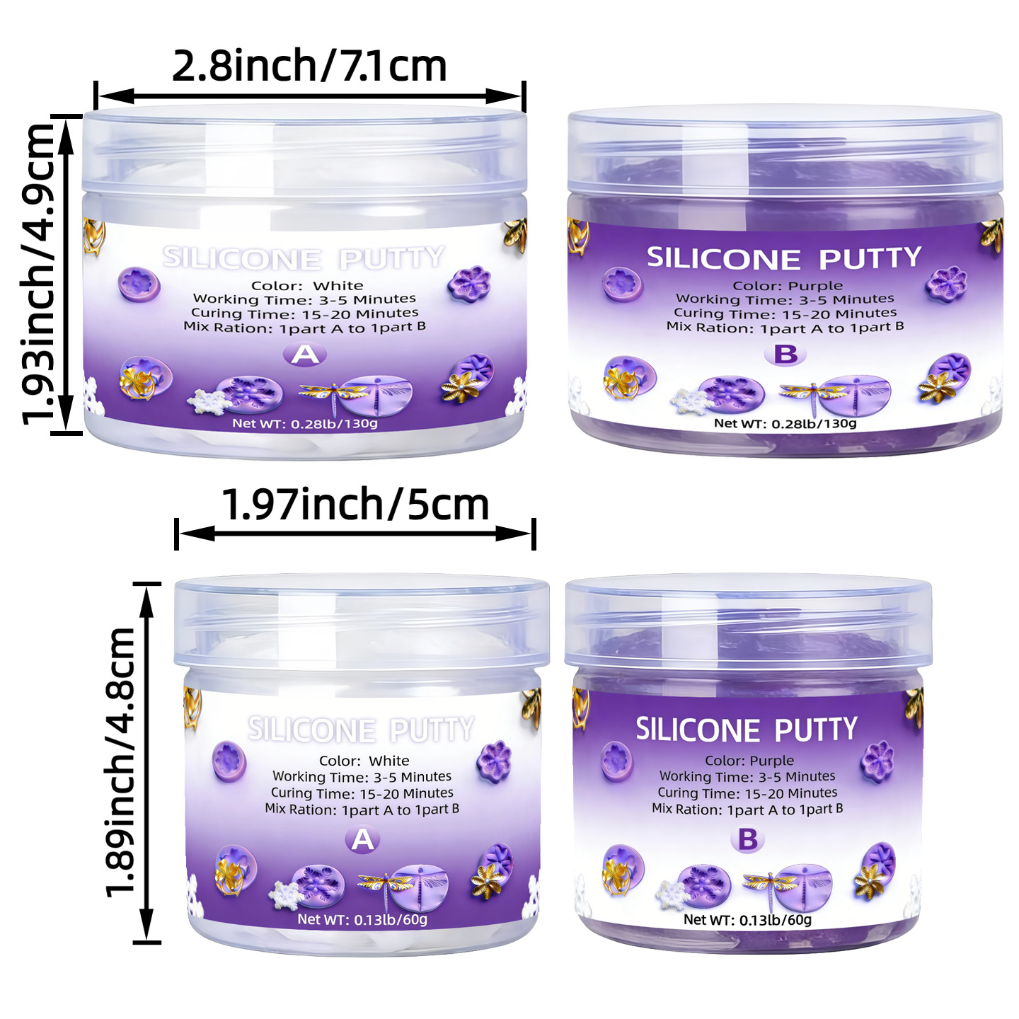 Silicone Putty - Flexible Sili - đánh giá và giá Resin Craft Kit