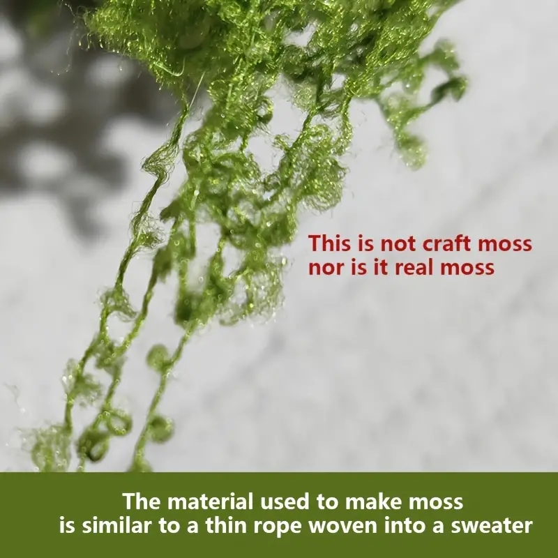 about 20g Artificial Green Pla - đánh giá và giá Terrarium Moss Art