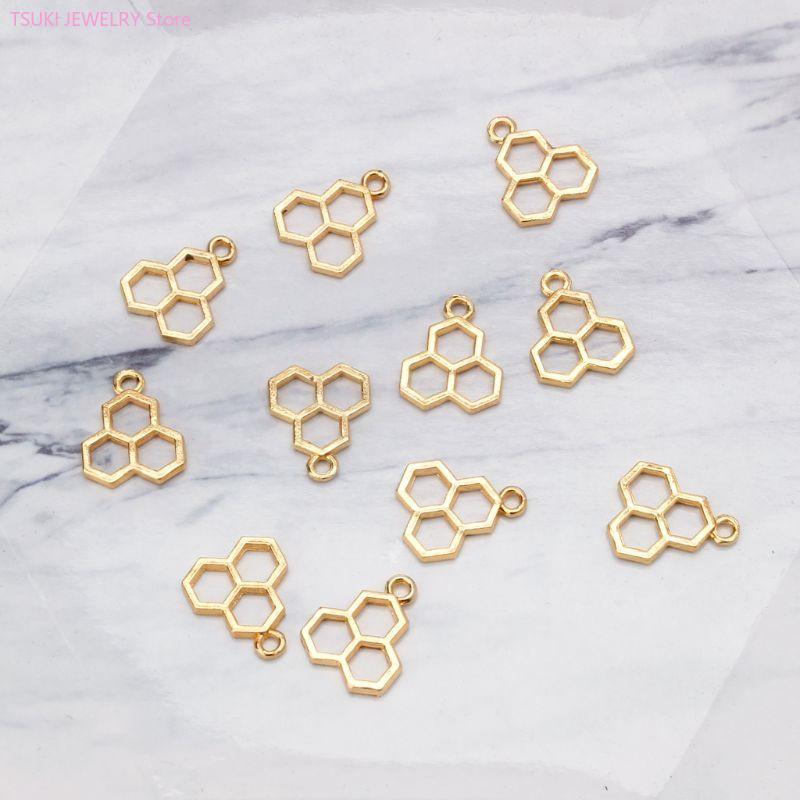 62KE 10x/Bộ Vàng Tổ Ong Mặt Dâ - đánh giá và giá Bezels Set Pendant