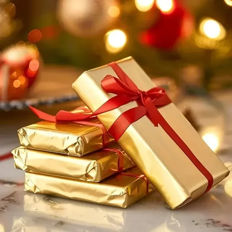 100PCS Large Dubai Chocolate C - đánh giá và giá Gold Foil Flakes
