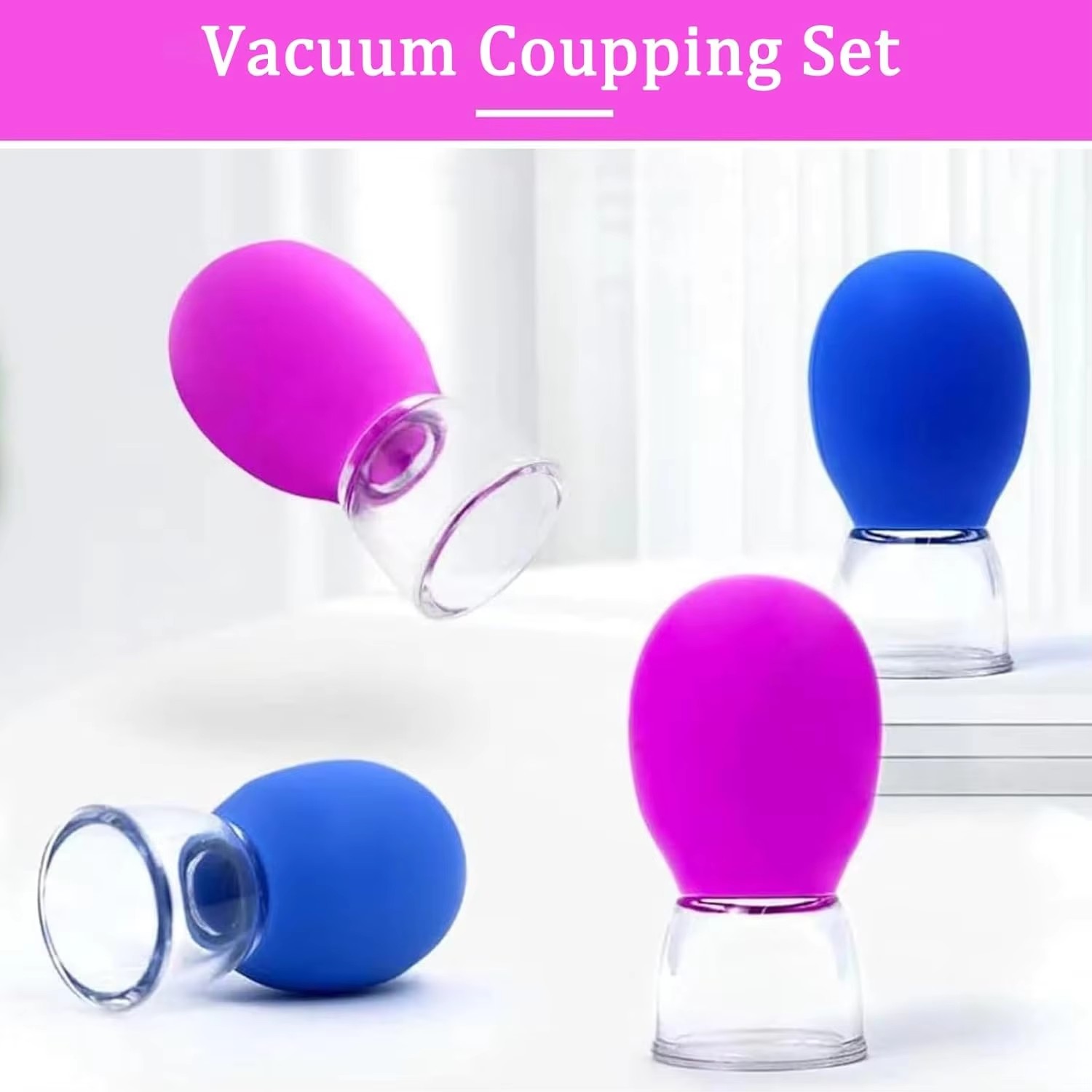 Mini Silicone Facial Cupping V - đánh giá và giá Vacuum Chamber Small