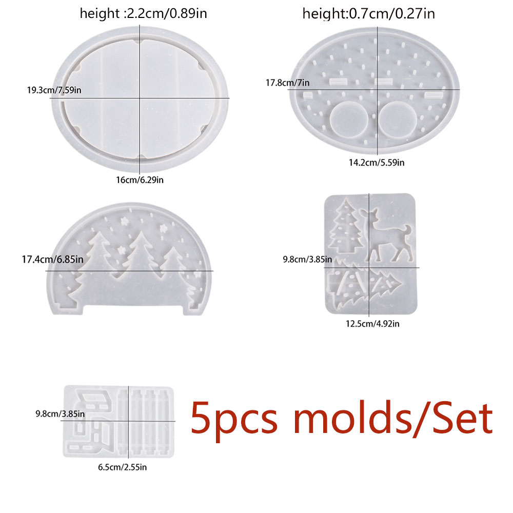 Christmas Elk Tealight Candle  - đánh giá và giá Silicone Mold Tray