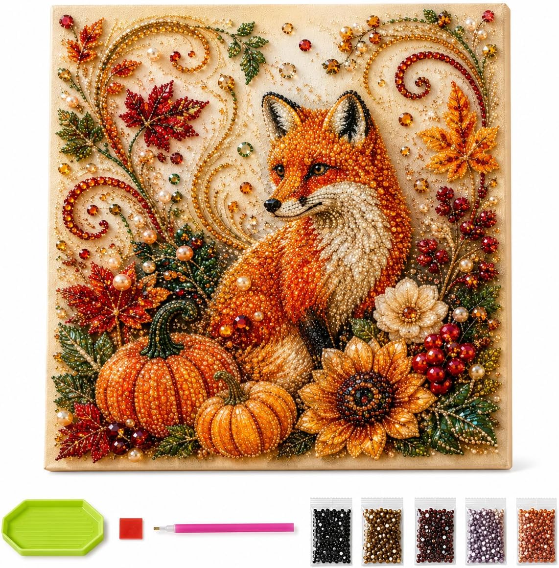 Autumn Diamond Pearl Painting  - đánh giá và giá Resin Craft For Beginners