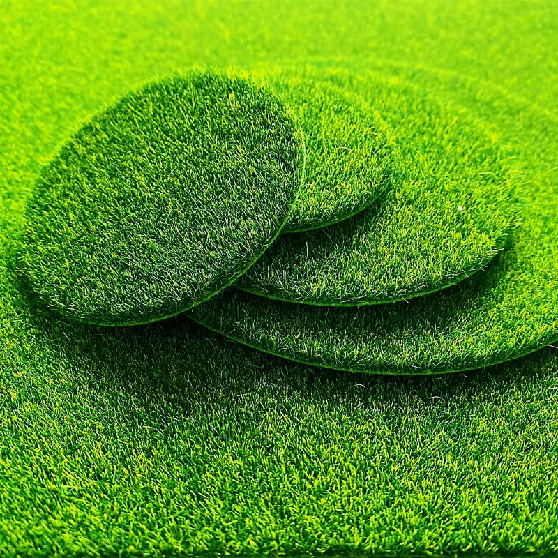 5/10Pcs Round Artificial Moss  - đánh giá và giá Terrarium Moss Art