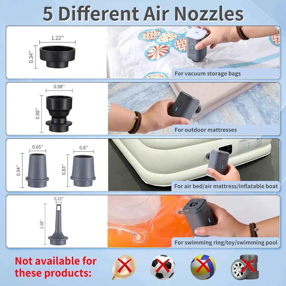 Mini Portable Air Pump with 13 - đánh giá và giá Vacuum Chamber Small