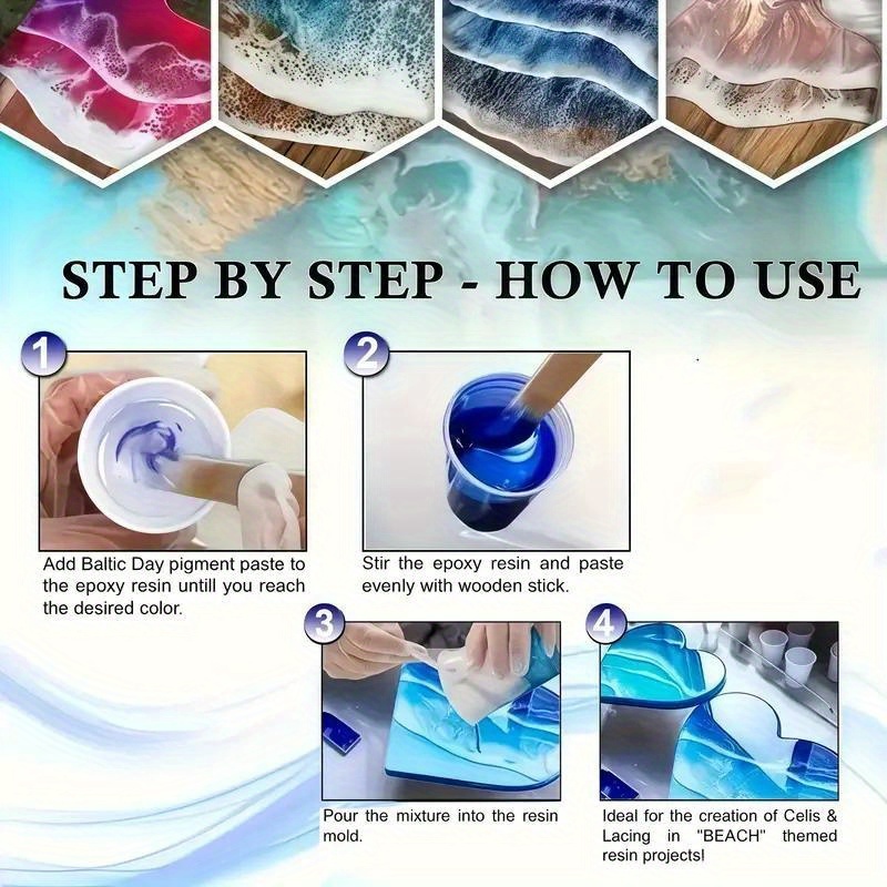 24 Colors/8 Colors 5g 0.18oz P - đánh giá và giá Resin Pigment Set