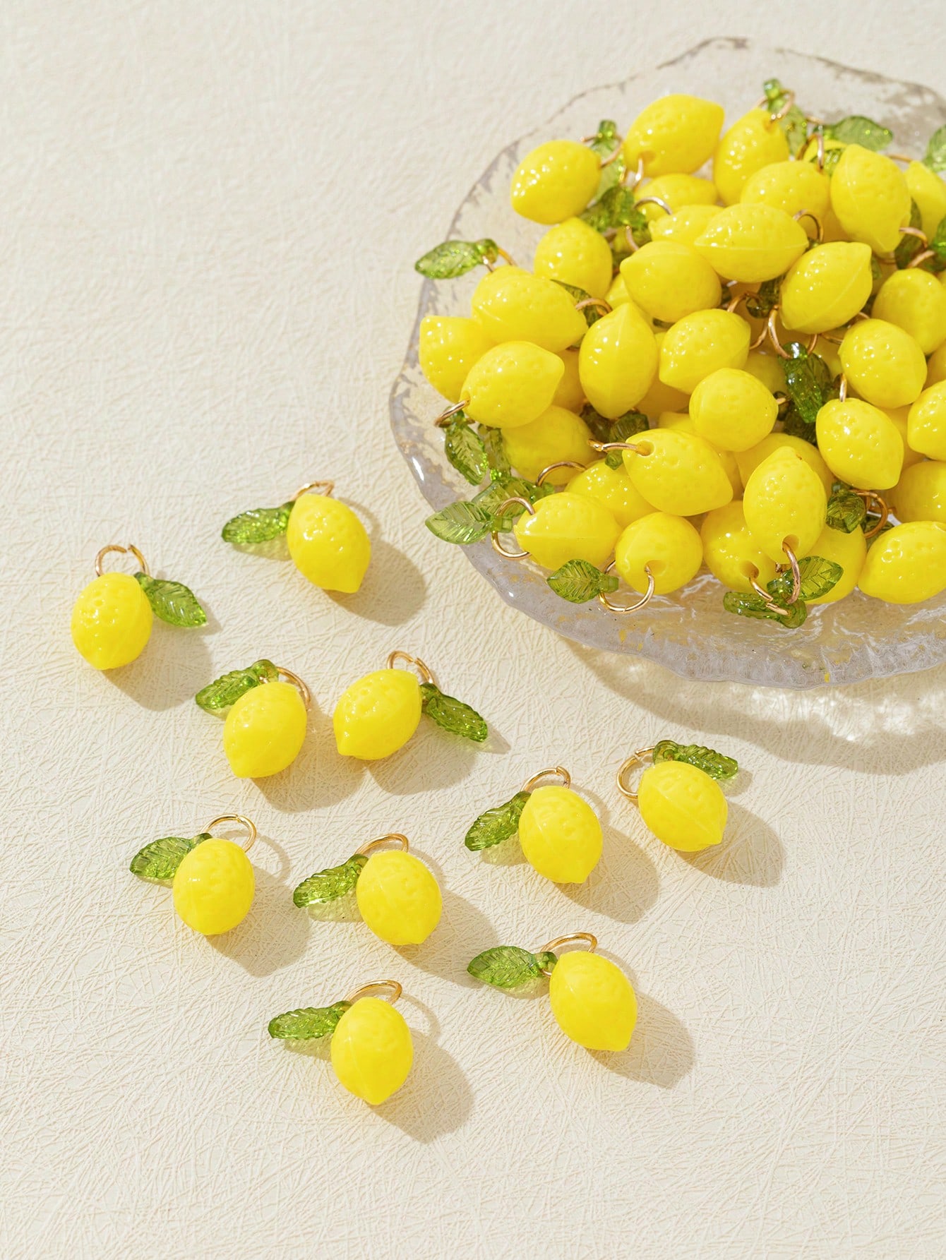 10Pcs 3D Lemon Resin Charms Pe - đánh giá và giá Resin Craft Supplies