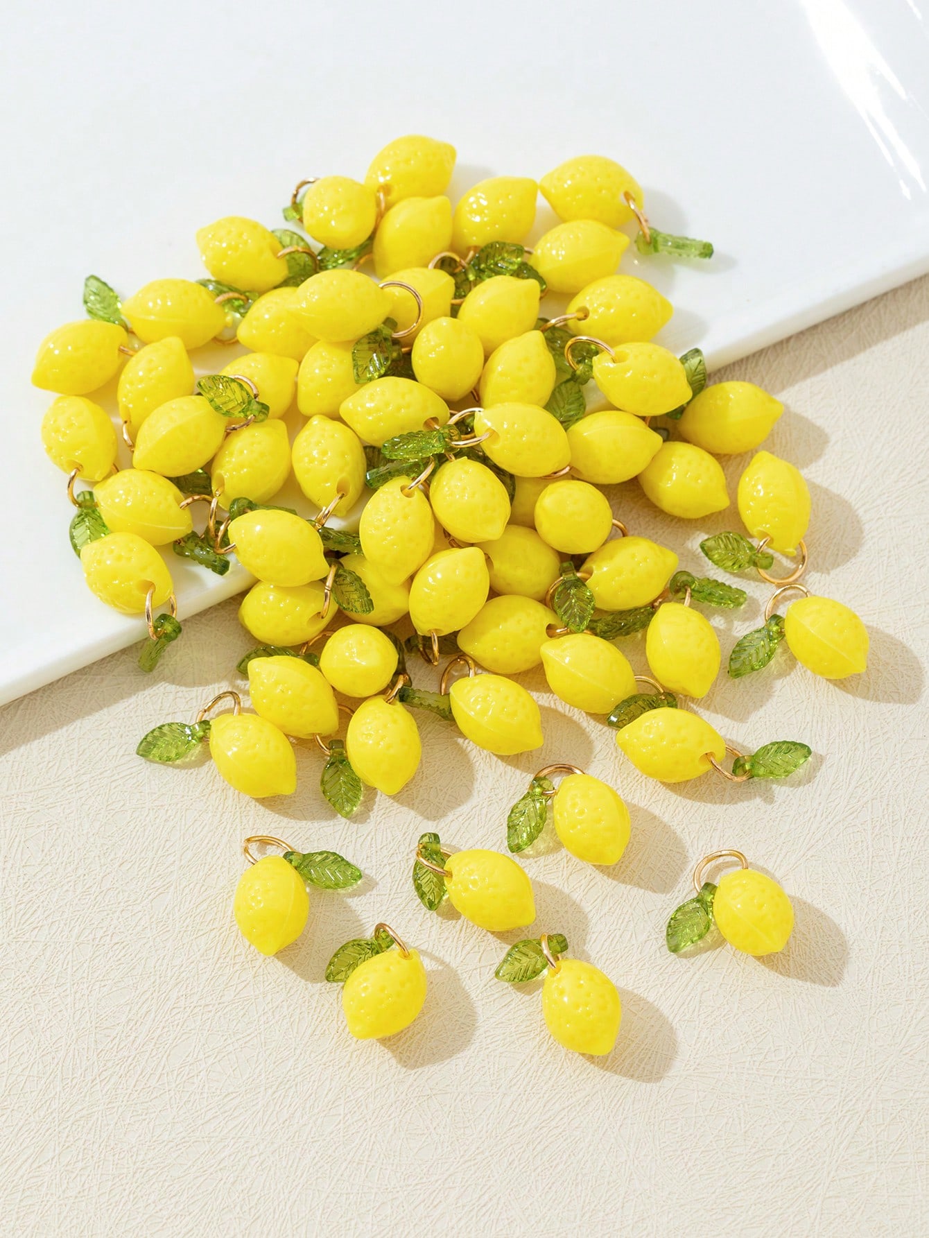 10Pcs 3D Lemon Resin Charms Pe - đánh giá và giá Resin Craft Supplies