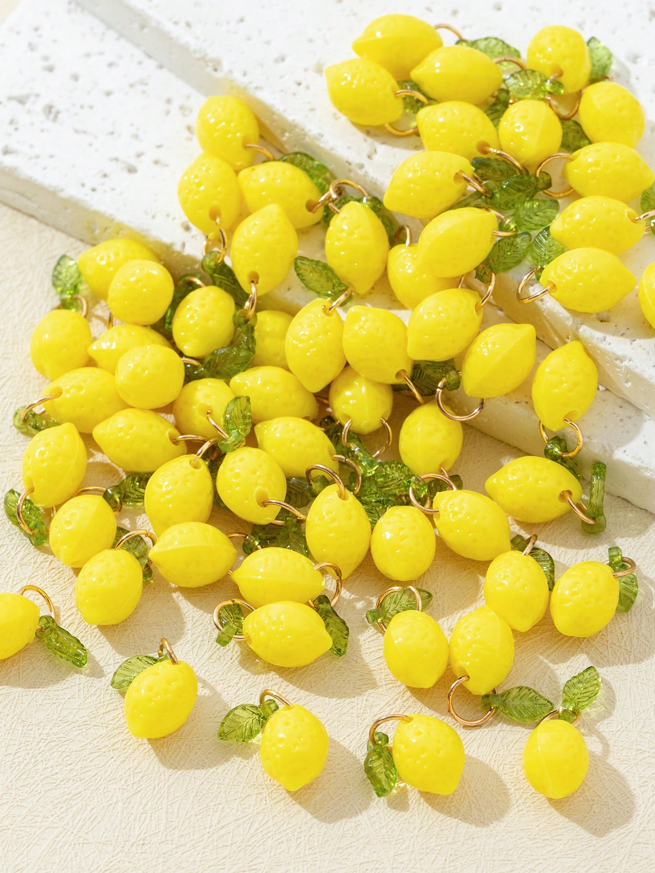 10Pcs 3D Lemon Resin Charms Pe - đánh giá và giá Resin Craft Supplies