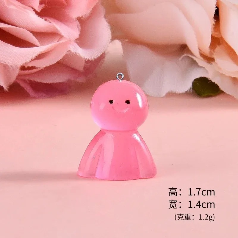 10Pcs Glow In Dark Cartoon Dol - đánh giá và giá Resin Craft Supplies