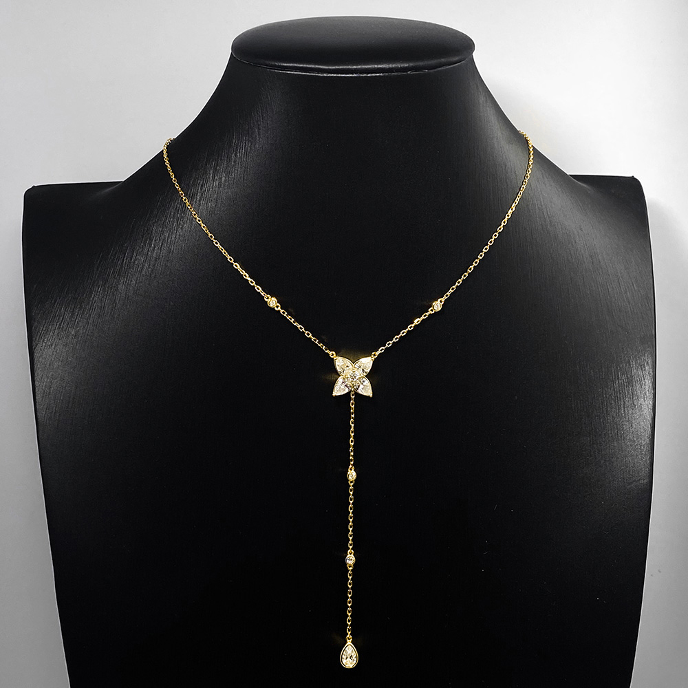 Pear/Round Bezel Set Moissanit - đánh giá và giá Bezels Set Pendant