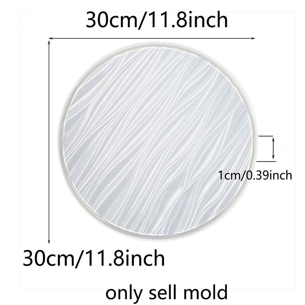 Large Round Tray Silicone Mold - đánh giá và giá Coaster Mold Round