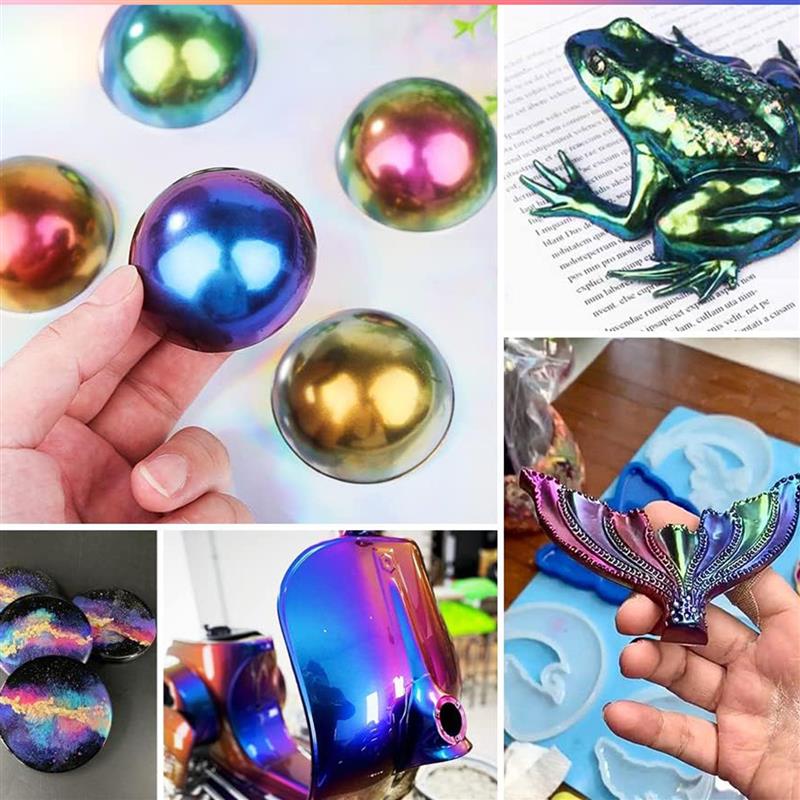 3g Chameleon Mica Powder Epoxy - đánh giá và giá Resin Pigment Set