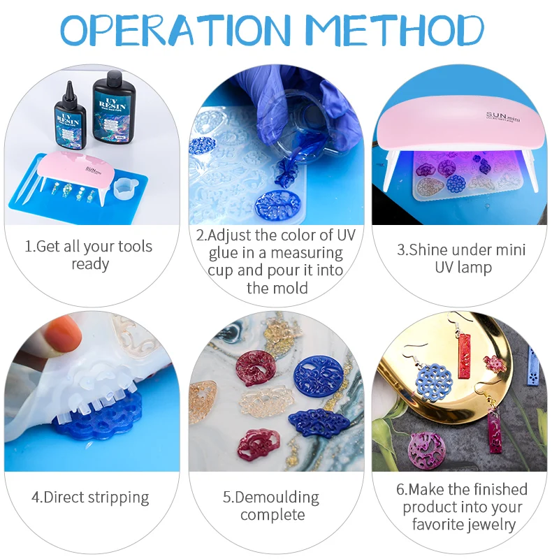 Hard UV Resin Glue Kit Fast Cu - đánh giá và giá Epoxy Uv Resin Kit