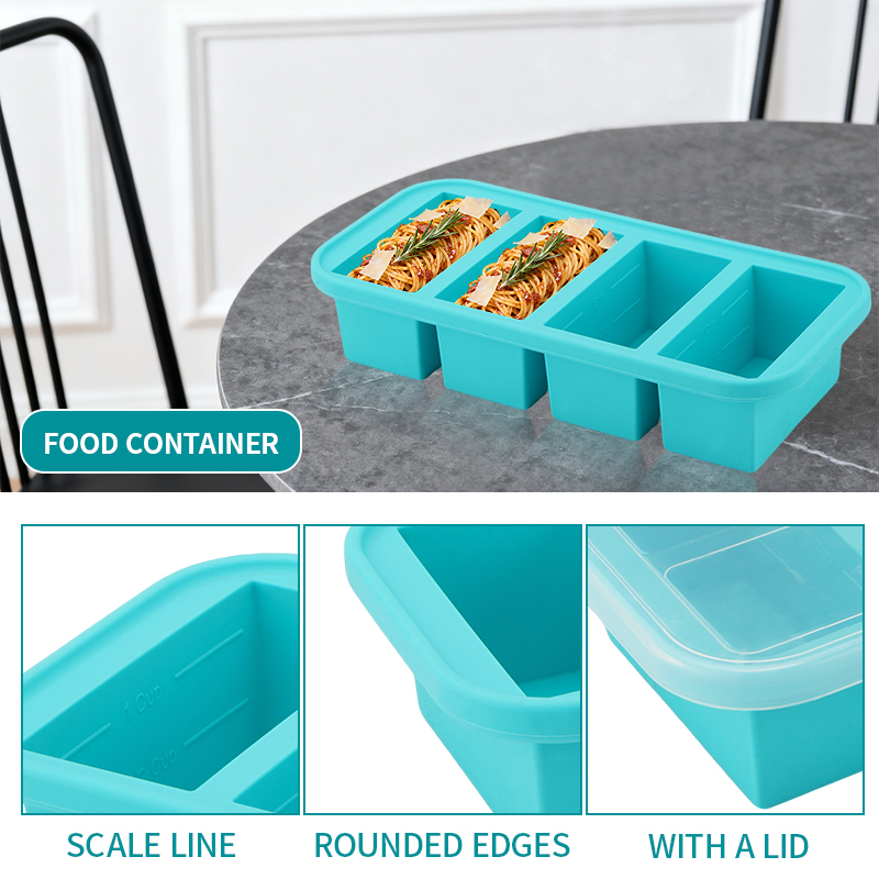 2 or 3-piece Silicone Freezer  - đánh giá và giá Serving Tray Mold