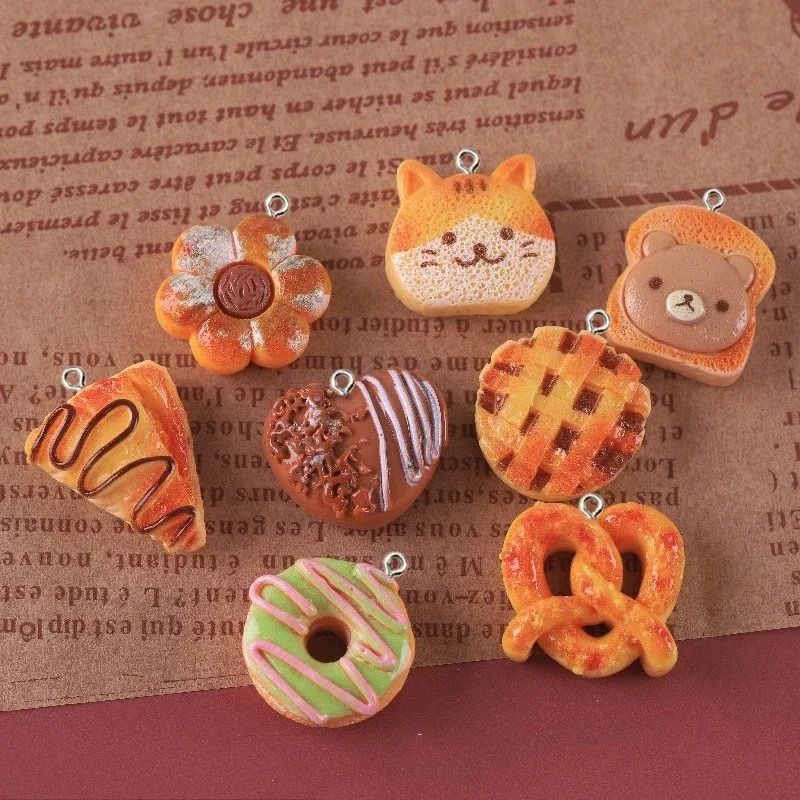 10 Pieces Cute Fake Food Resin - đánh giá và giá Resin Crafts Diy