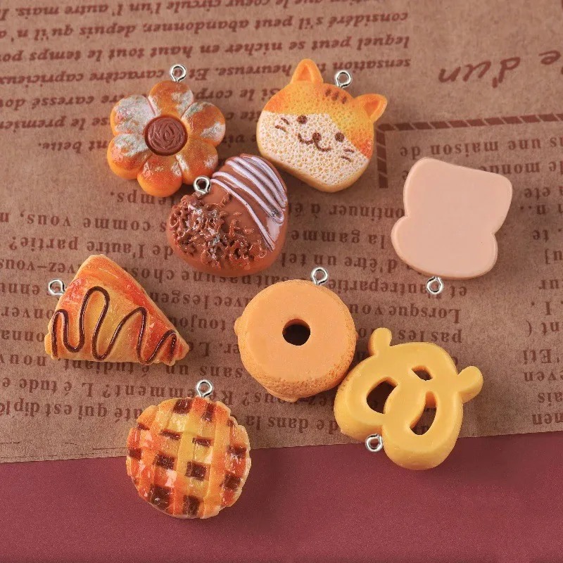 10 Pieces Cute Fake Food Resin - đánh giá và giá Resin Crafts Diy