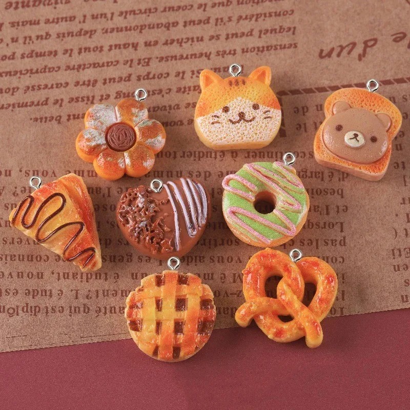 10 Pieces Cute Fake Food Resin - đánh giá và giá Resin Crafts Diy