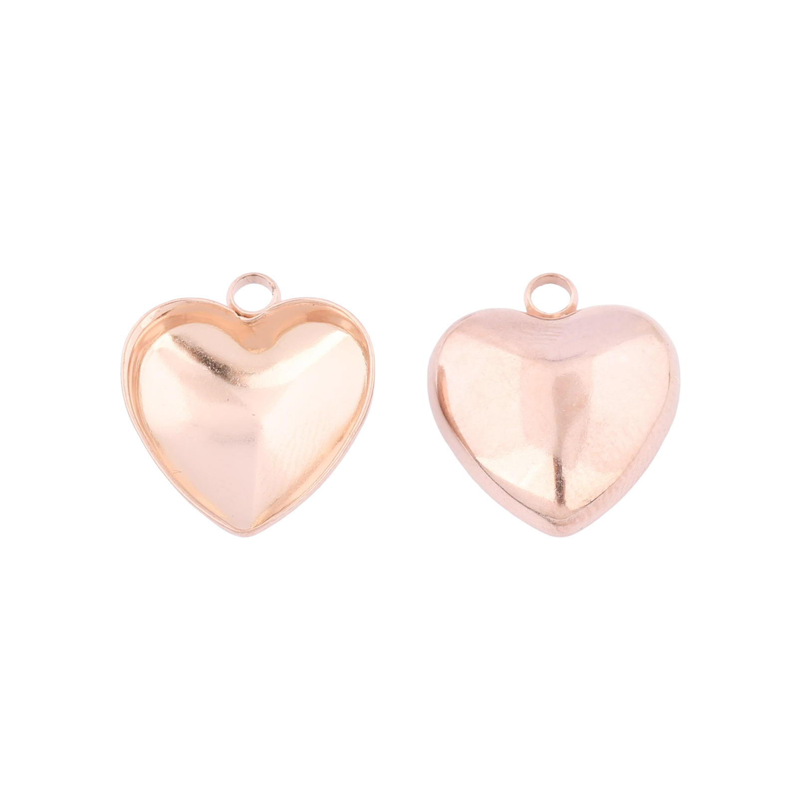 20pcs Stainless Steel 12mm Hea - đánh giá và giá Bezels Set Pendant