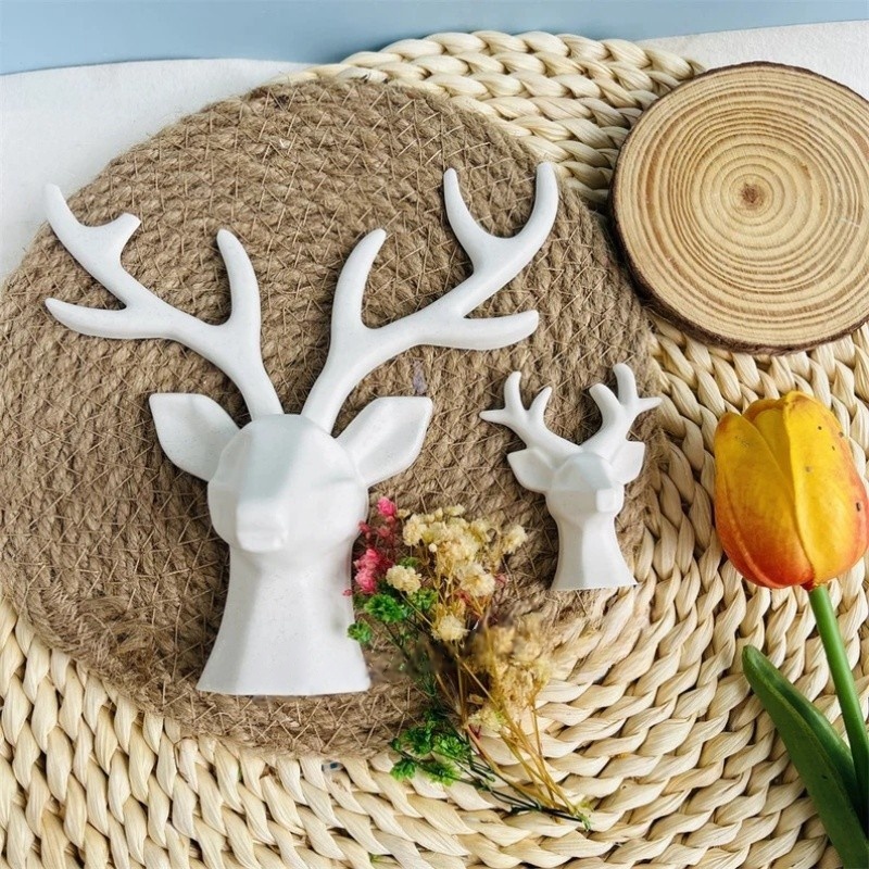 2 Pieces of Deer Antlers Ornam - đánh giá và giá Resin Craft Ideas