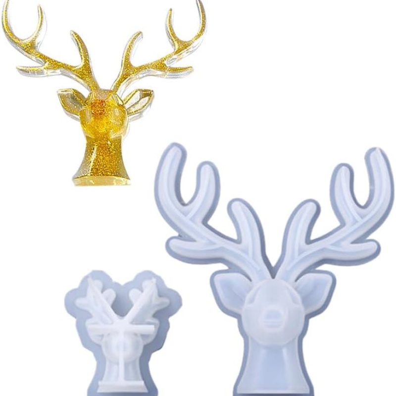 2 Pieces of Deer Antlers Ornam - đánh giá và giá Resin Craft Ideas