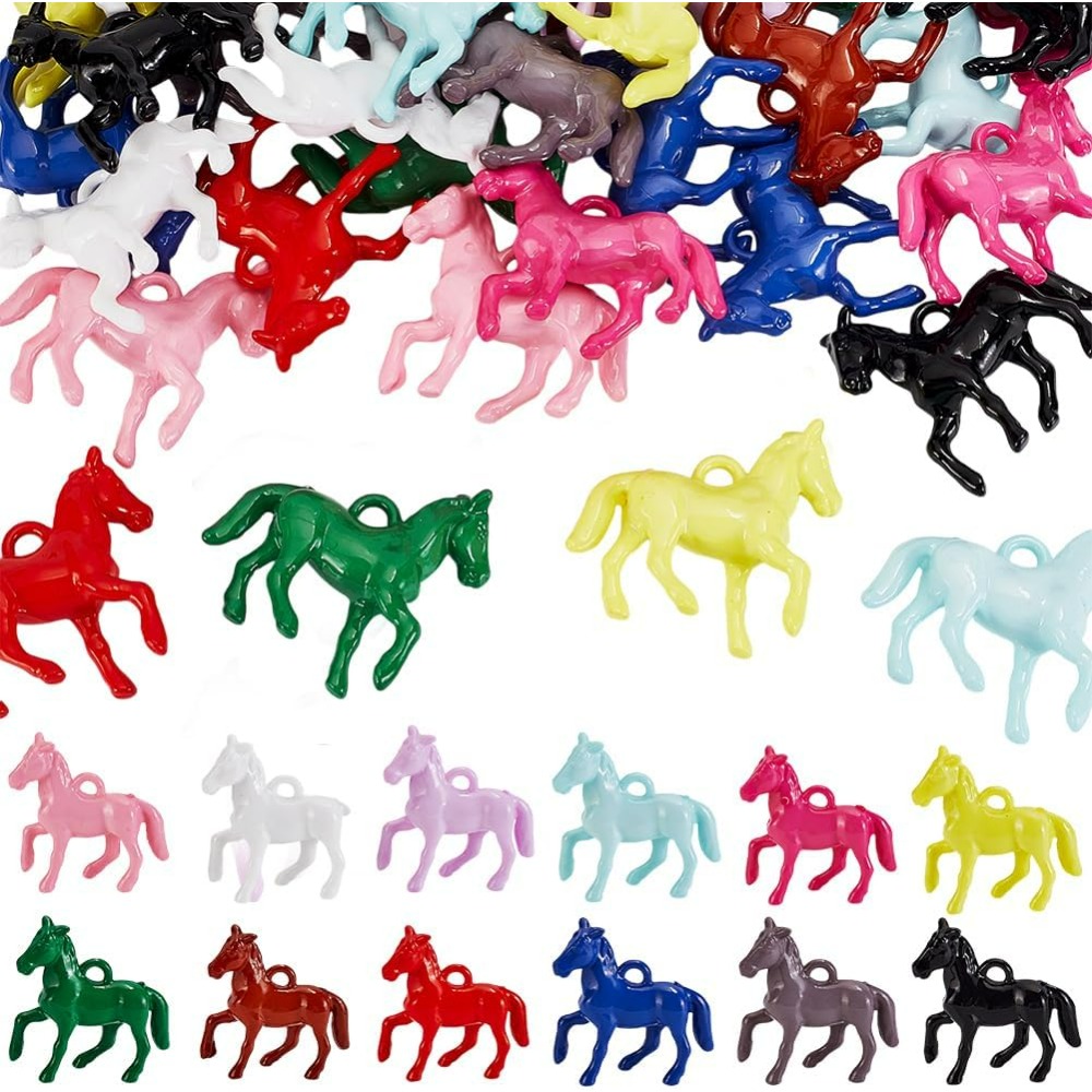 48pcs Opaque Acrylic Pendants  - đánh giá và giá Resin Craft Kit