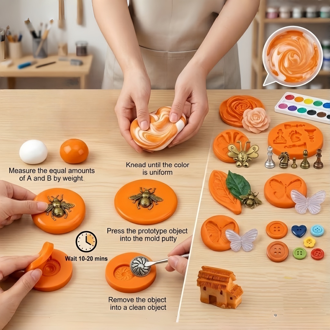 Silicone Putty DIY Crafting Se - đánh giá và giá Resin Craft Kit