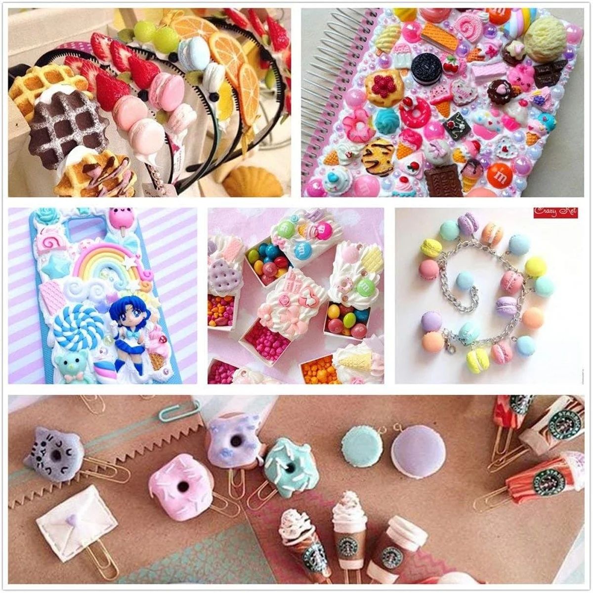 30pcs Random Candy Slime Charm - đánh giá và giá Resin Craft Supplies