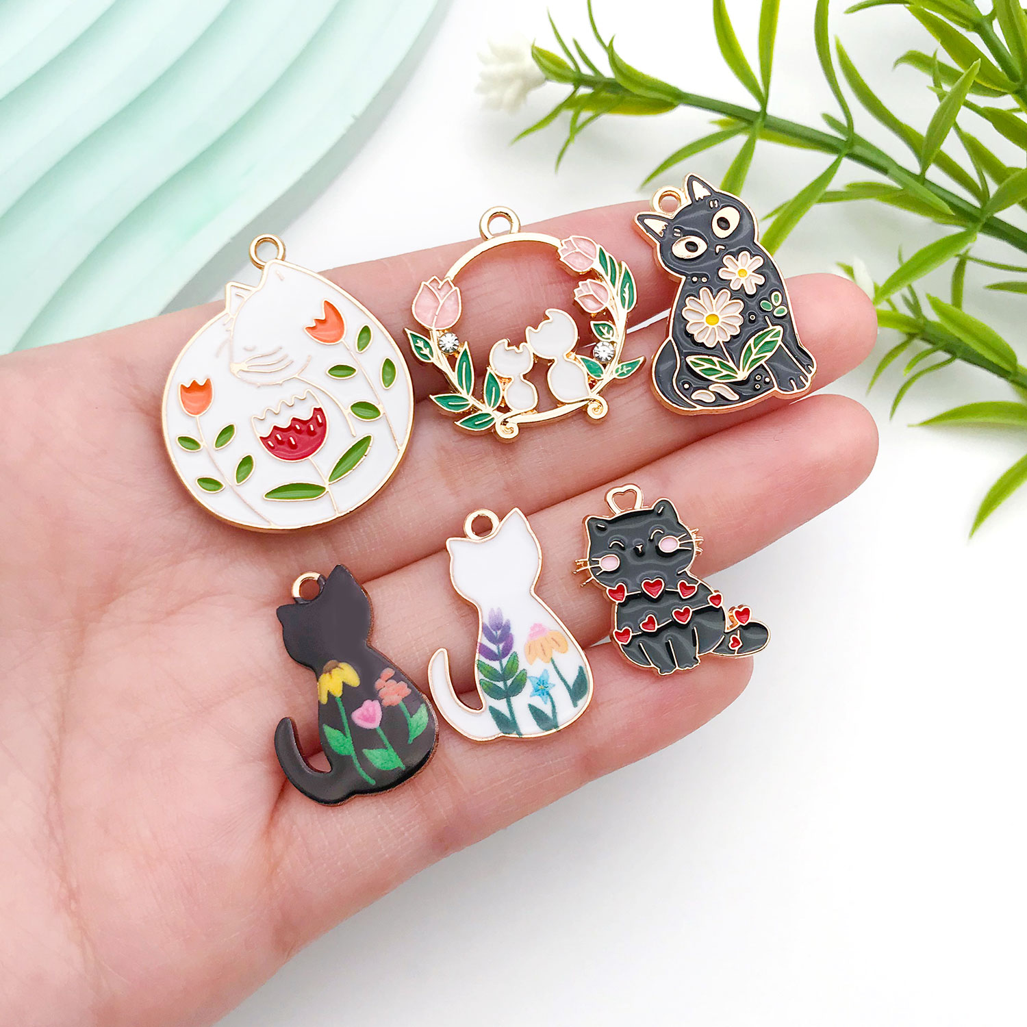 5/10pcs Resin Popular Cat Char - đánh giá và giá Resin Craft Kit