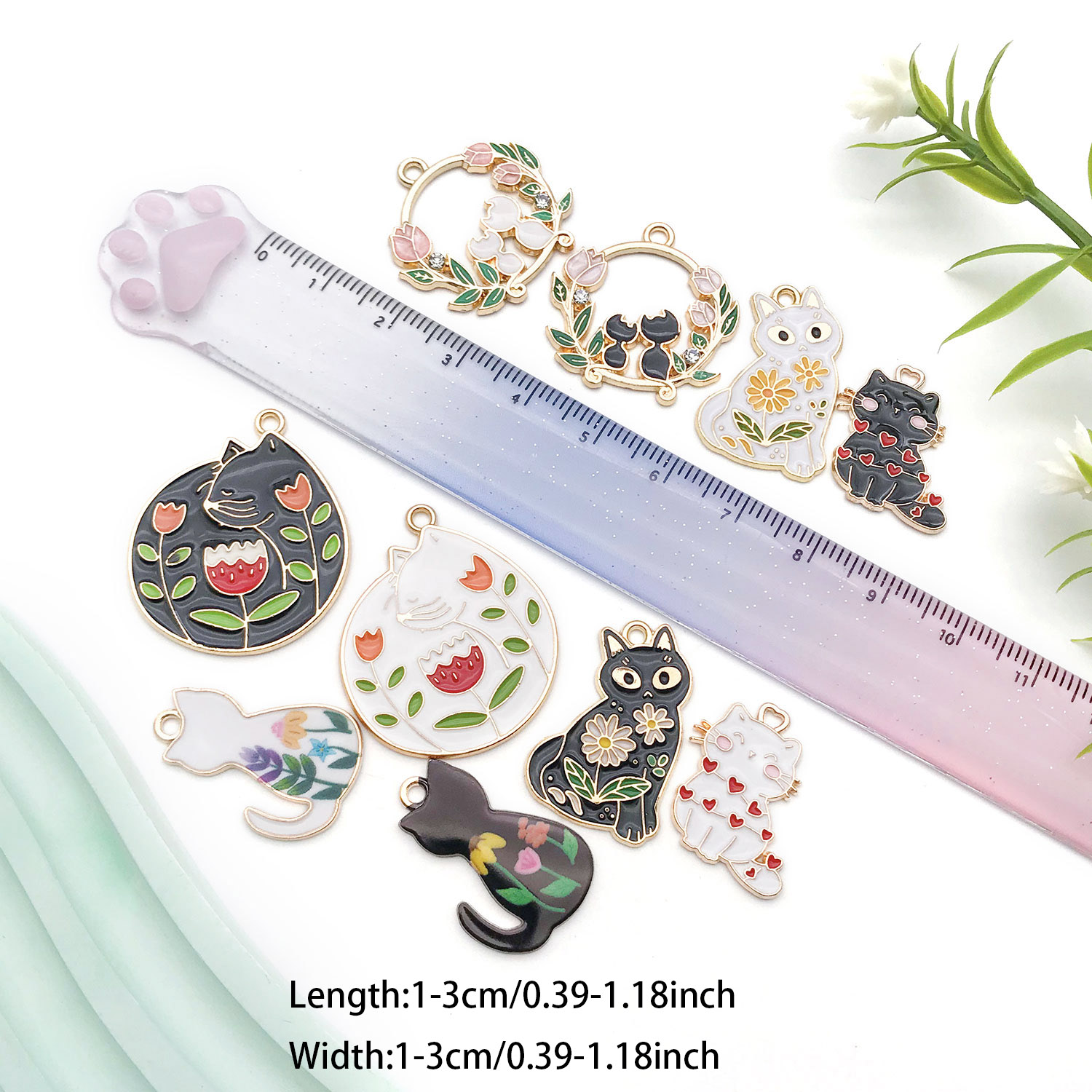 5/10pcs Resin Popular Cat Char - đánh giá và giá Resin Craft Kit