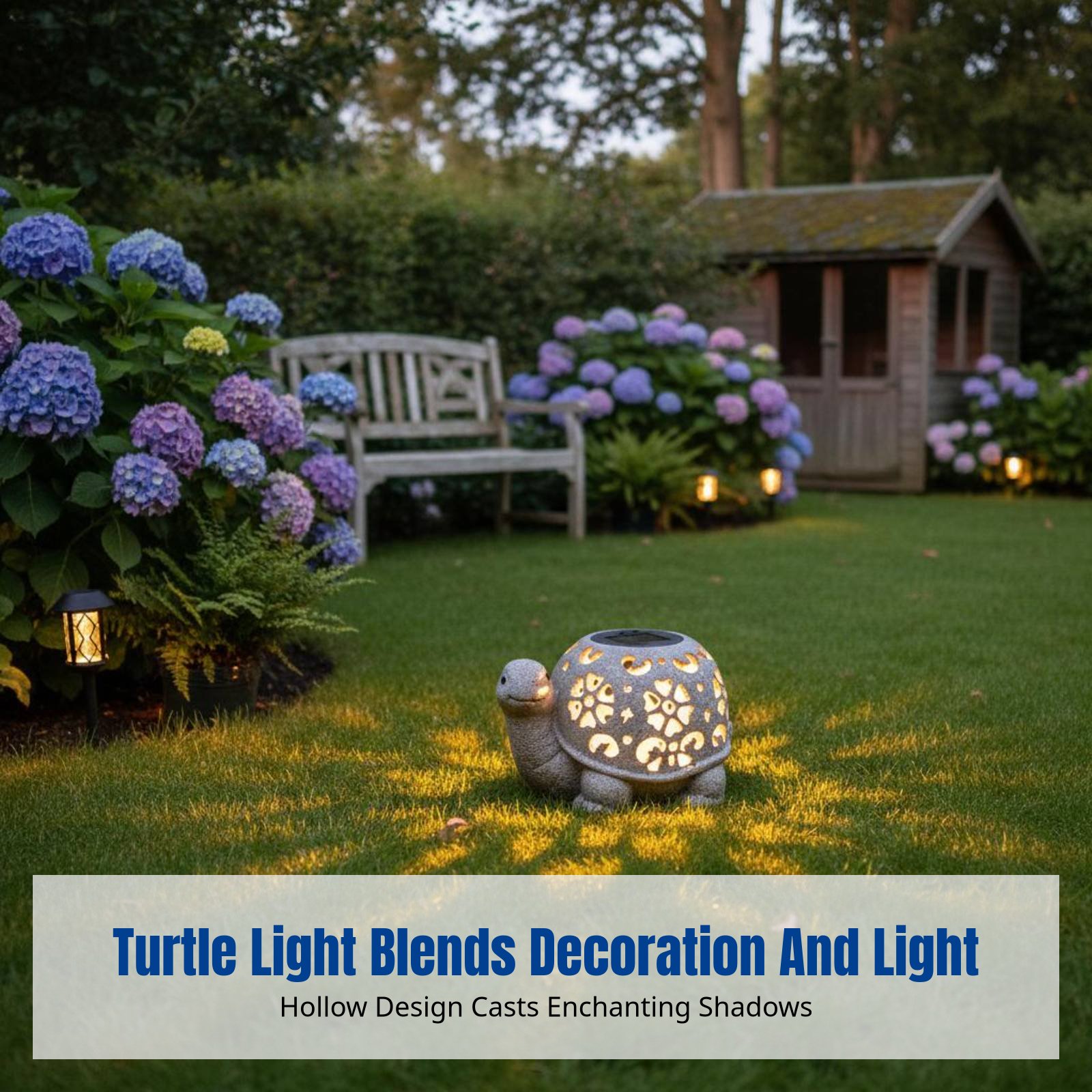 Garden Decor, Solar Hollow Tur - đánh giá và giá Resin Crafts