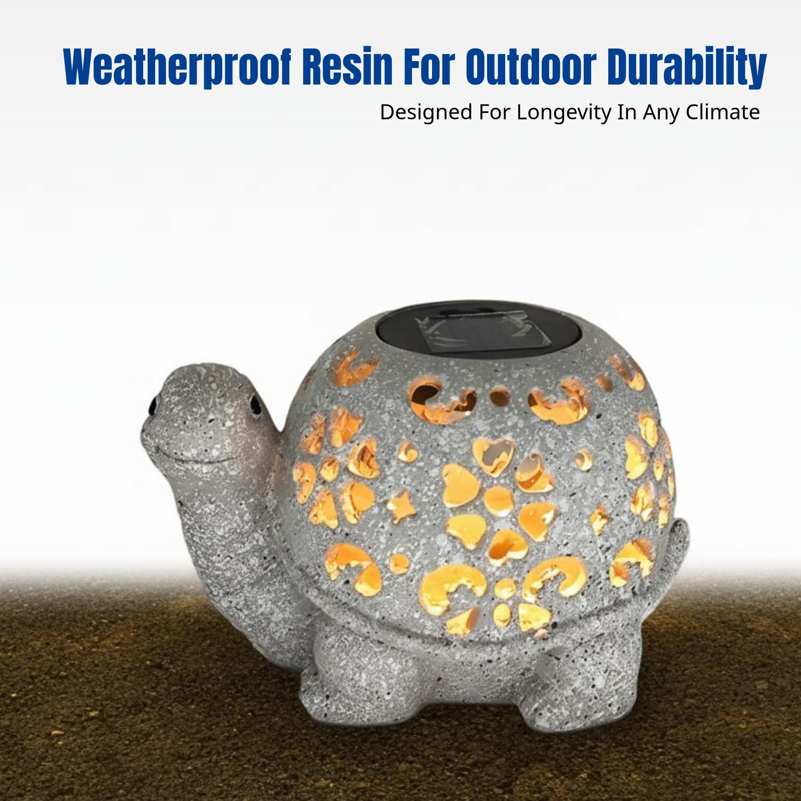 Garden Decor, Solar Hollow Tur - đánh giá và giá Resin Crafts