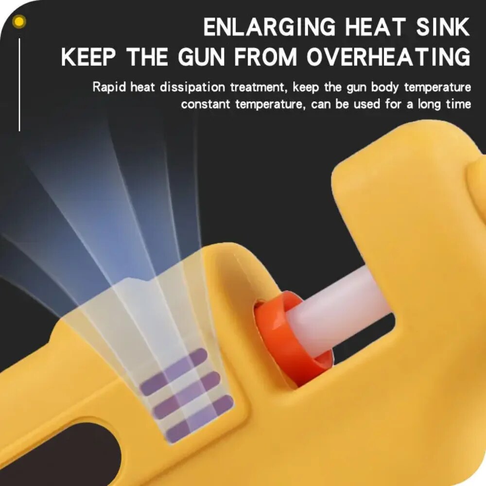Hot Glue Gun Kit 20W Mini DIY  - đánh giá và giá Heat Gun Small