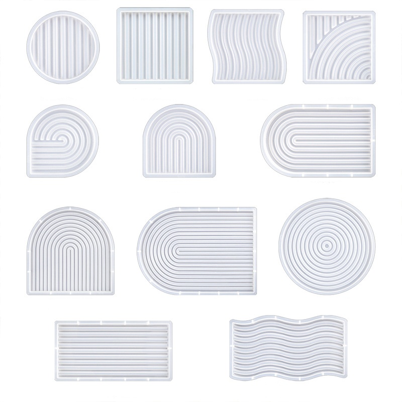 DIY Striped Wave Tray Mold For - đánh giá và giá Silicone Mold Tray