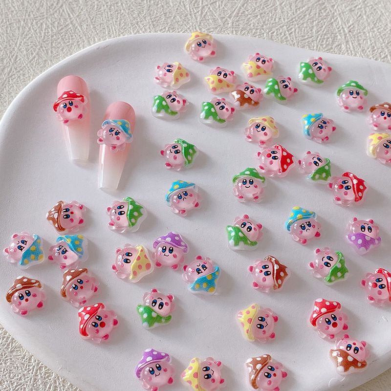 2/10/20pcs Kirby Nail Charms 3 - đánh giá và giá Resin Crafts