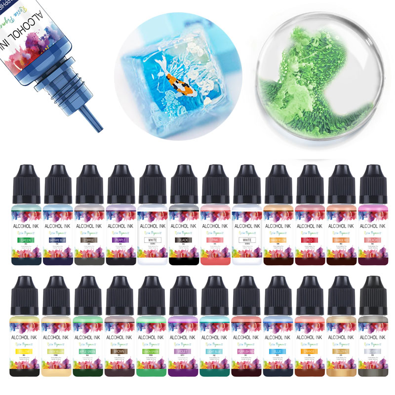 10ml Art Ink Alcohol Resin Pig - đánh giá và giá Resin Dye Alcohol